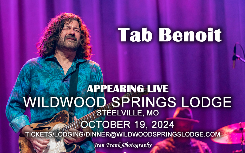 Tab Benoit, Live at Wildwood Springs Lodge, Oct. 19, 2024, Steelville MO